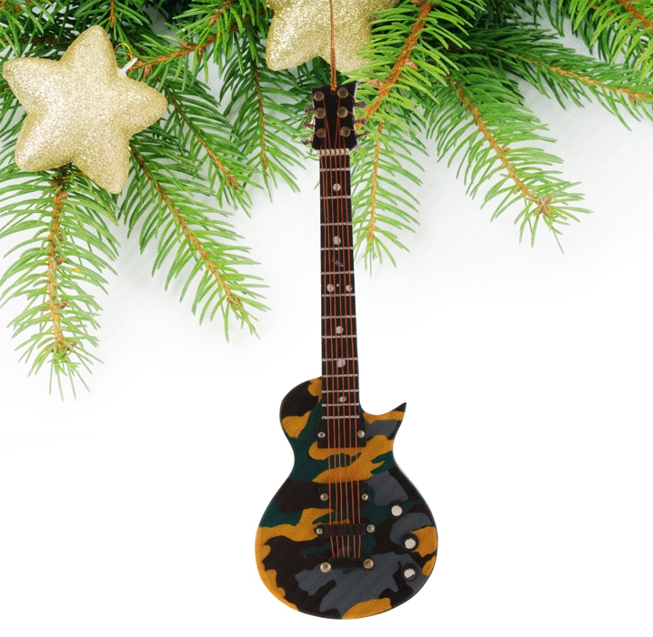 Miniature Camouflage Guitar-TEG15